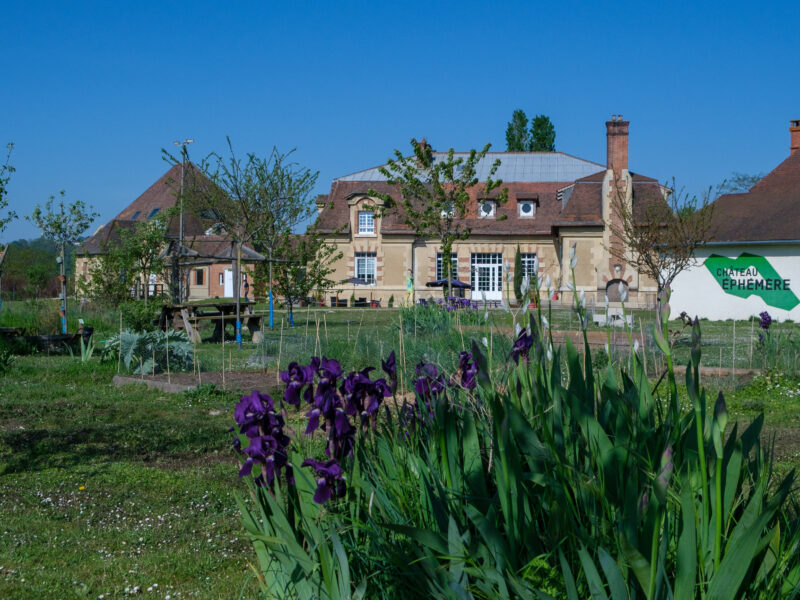Château Éphémère vue jardin